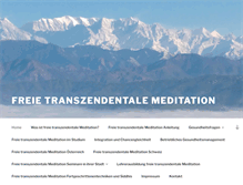 Tablet Screenshot of freie-transzendentale-meditation.info